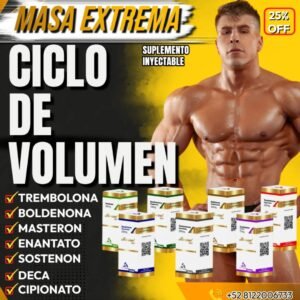 Ciclo de volumen extremo de masa muscular esteroidal